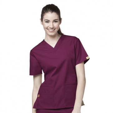 WonderWink Origins Bravo Lady Fit V-Neck Top