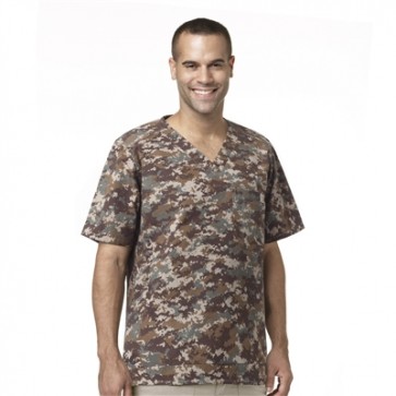   CARHARTT MEN'S PRINT RIPSTOP TOP IN DIGI CAMO KHAKI