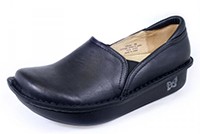 ALEGRIA DEBRA BLACK LEATHER