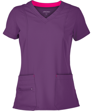 Jockey Scrubs Modern Crossover V-Neck Scrub Top