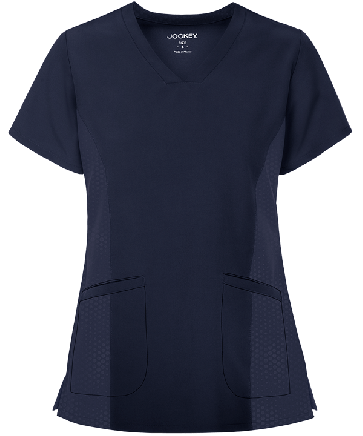 Jockey Performance RX Embossed Side Panel V-Neck Scrub Top