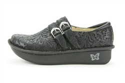  ALEGRIA ALLI BLACK EMBOSSED PAISLEY