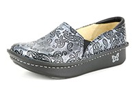  ALEGRIA DEBRA SILVER EMBOSSED PAISLEY