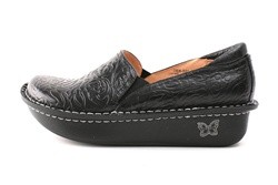 ALEGRIA DEBRA BLACK EMBOSSED ROSE