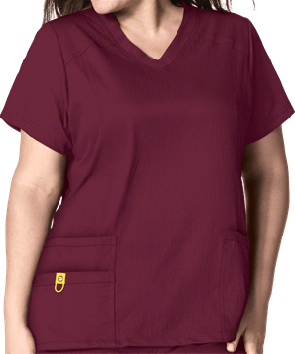 WonderWink Plus Scrubs V-Neck Scrub Top